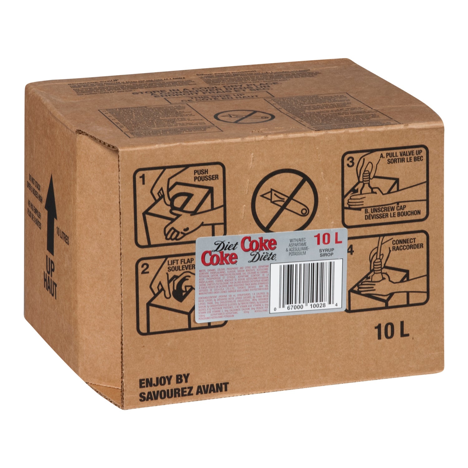 Diet Coca-Cola BIB Fountain Syrup (Small)